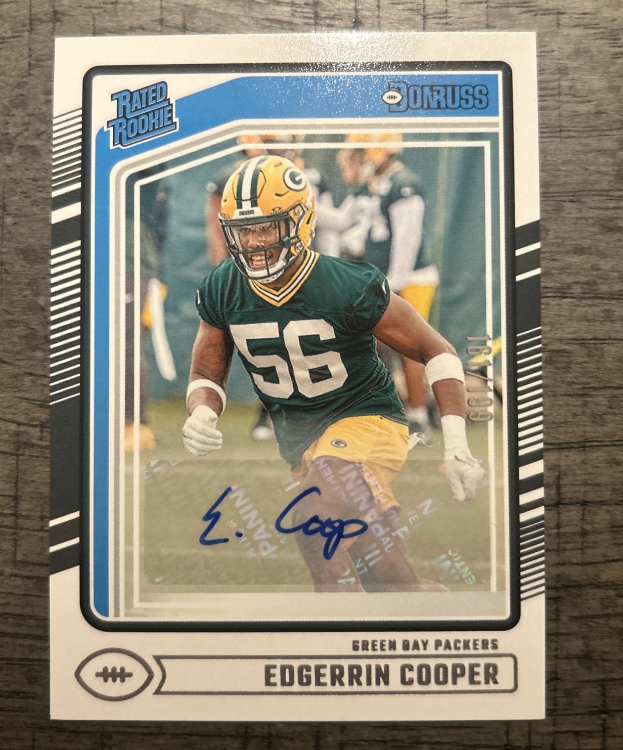 Edgerrin Cooper 2024 Panini Donruss Rated Rookie RC Auto 137/199 #325