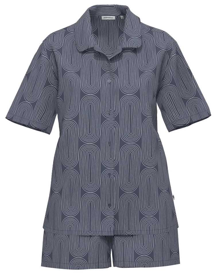 SEIDENSTICKER 91019 Schlafanzug / Pyjama kurz 36-48 nightblue 16 - Bild 1 von 1