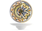 H&H Set of 6 Stoneware Pasta Plates Decorated Positano cm 24