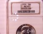 1959 SILVER FRANKLIN HALF DOLLAR  NGC MS65 , Very nice, *Take a LooK*