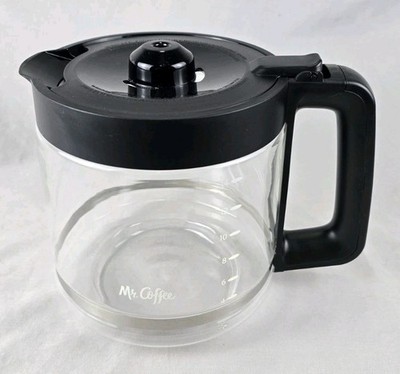 Mr Coffee 14-Cup Glass Coffee Maker Replacement Carafe Black Lid Genuine  OEM | eBay