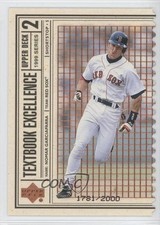 1999 Upper Deck Textbook Excellence Double 1781/2000 Nomar Garciaparra #T8 2i9