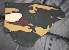 Cold Weather Neoprene Mask. Water/Snow/Wind Proof 1/2 Hd/No Nk, Camo Green, XL 