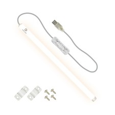 TrueColor USB-Powered LED Light Bar with Frosted Cover for Under Ca... Fast Ship