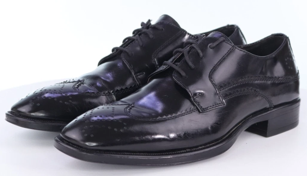 Mens Johnston & Murphy Black‎ Leather Wingtip Oxford Dress Shoes Size 12 D GUC Johnston & Murphy | Shoes | Mens Johnston Murphy Black  main image 4