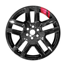 Reconditioned 20x8 Painted Black With Red Accents Wheel fits 560-05849