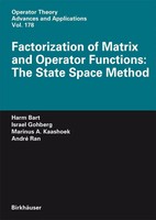 Harm Bart (U. A.) | Factorization Of Matrix And Operator Functions: The State...