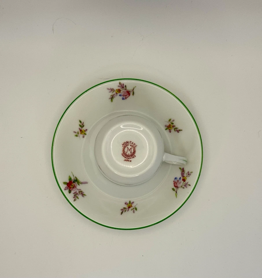 Demitasse Cup And Saucer Noritaki Morimura Brothers Espresso Size Vintage  - Image 2 of 4