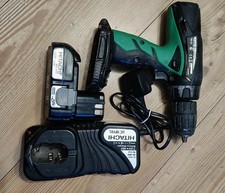 Hitachi DV 18DCL2 Cordless Drill Set With Charger And Battery