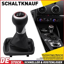 1x 6-Gang Schaltknauf für Audi A3 8P 8PA Sportback S-Line Optik 8P0864261T DE