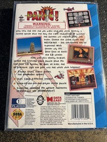 Panic Sega CD, 1994 CIB w Foam &ndash; Tested