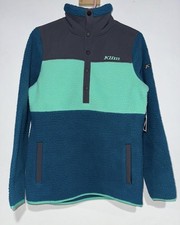 New With Tags Klim Women's High Pile Mountain Fleece Pullover Green Large