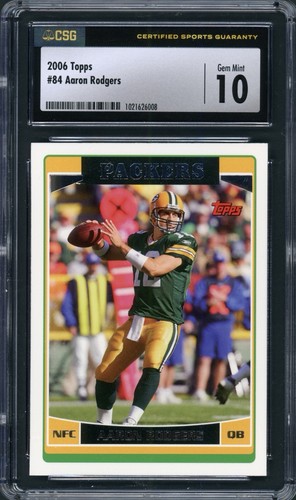 AARON RODGERS 2006 TOPPS #84 🔥 CGC 10 - Picture 1 of 2