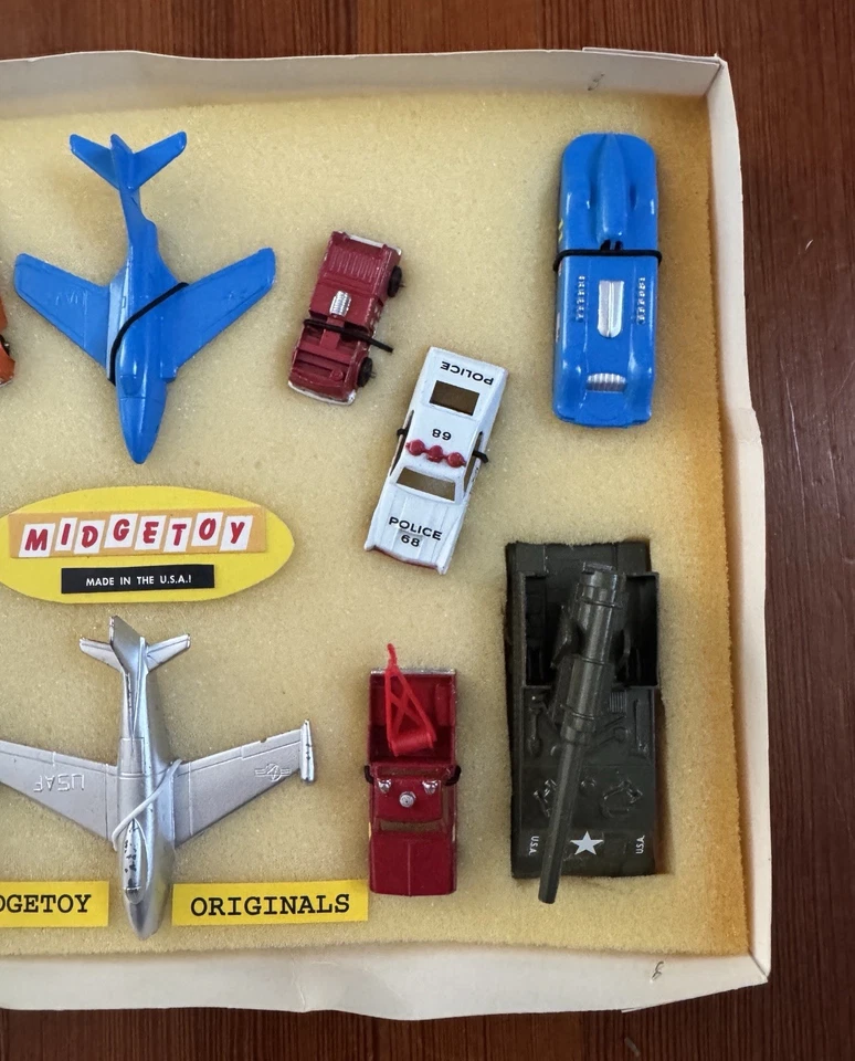 Midgetoy Coleccionable Serie 2 Conjunto Parcial Coches Diecast Aviones Vehículos Militares Foto 4 de 4