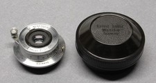 Leitz 3.5cm f/3.5 Elmar Leica LTM M39-Mount Chrome Lens  Bakelite Case