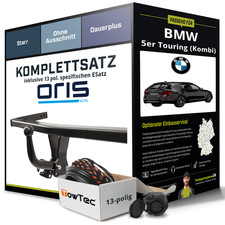Für BMW 5er Touring (Kombi) Typ F11 Anhängerkupplung starr +eSatz 13pol 10- Kit