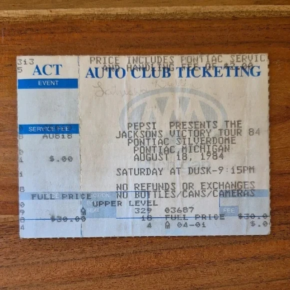 Preços baixos em Bilhete de Michael Jackson | eBay