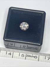 Moissanite Lab Diamond 1 Carat VVS1 Round 6.5mm | GRA Certificate & Warranty
