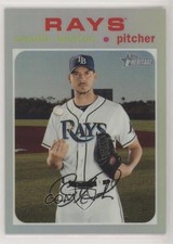 2020 Topps Heritage Chrome Refractor 144/571 Charlie Morton #THC-498 4c5