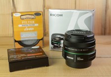 Pentax SMC DA 50mm F/1.8 K Mount Excellent Condition In Box with Filters