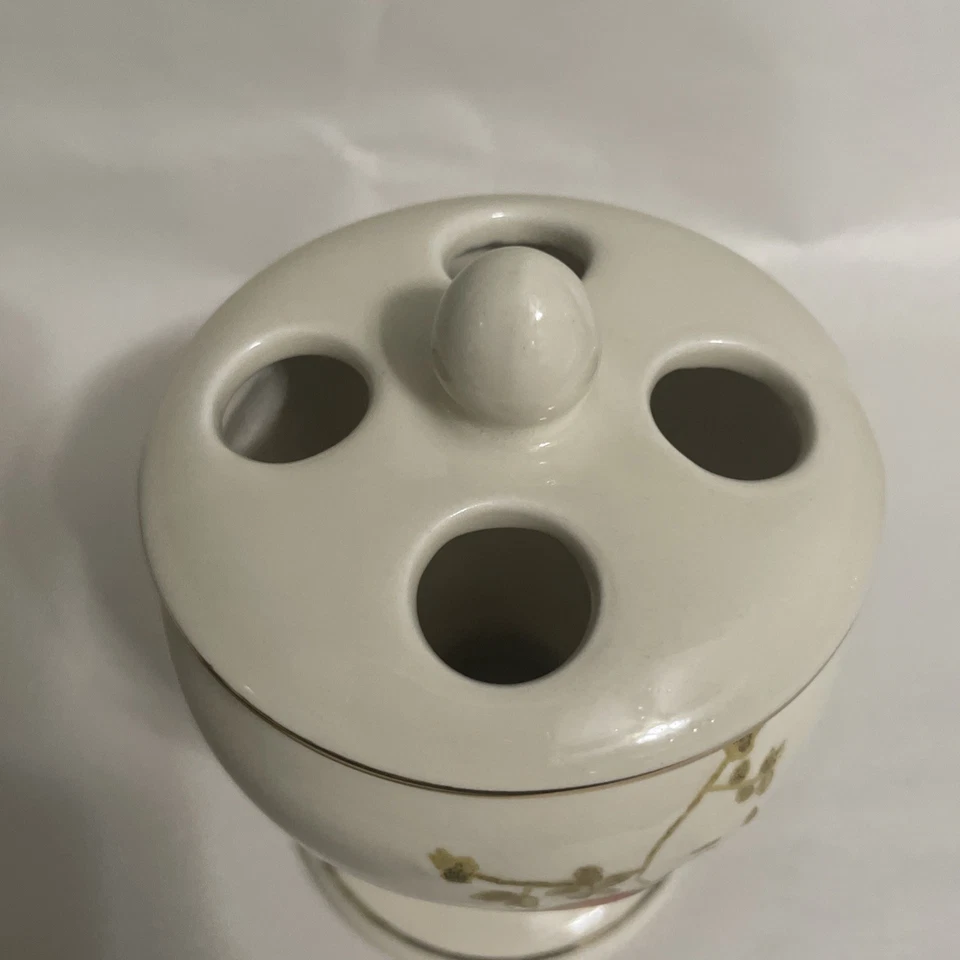 Soporte para cepillo de dientes Avanti Gilded Birds - Marfil - Cepillo de dientes Foto 4 de 4