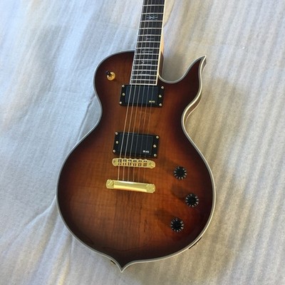 Wylde Audio Vintage Sunburst Electric Guitar Spalted Maple Top Mahogany Body