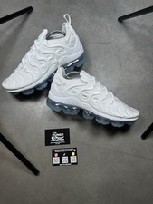 NIKE ‘WHITE’ VAPOURMAX PLUS | SIZE UK 9 | ‘18 DROP | 924453-100 | NEW IN BOX |