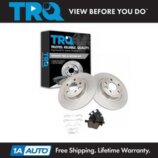 TRQ Brake Pads Rotors Fits 18-19 Jaguar E-Pace 15-19 Land Rover Discovery Sport