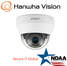 Hanwha Techwin QND-6082R1 2MP PoE IR Dome IP Security Camera 3.2  10.0mm Lens