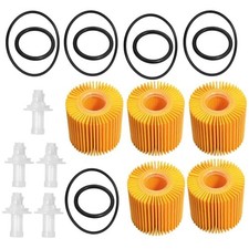 5-Pack 04152-YZZA1 04152-31090 Engine Oil Filter Oil Filters for Toyota Avalo...