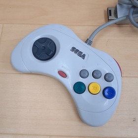 Sega Saturn Console Bundle 2 Controllers 6 Games & memory NTSC-J HST-3220 White