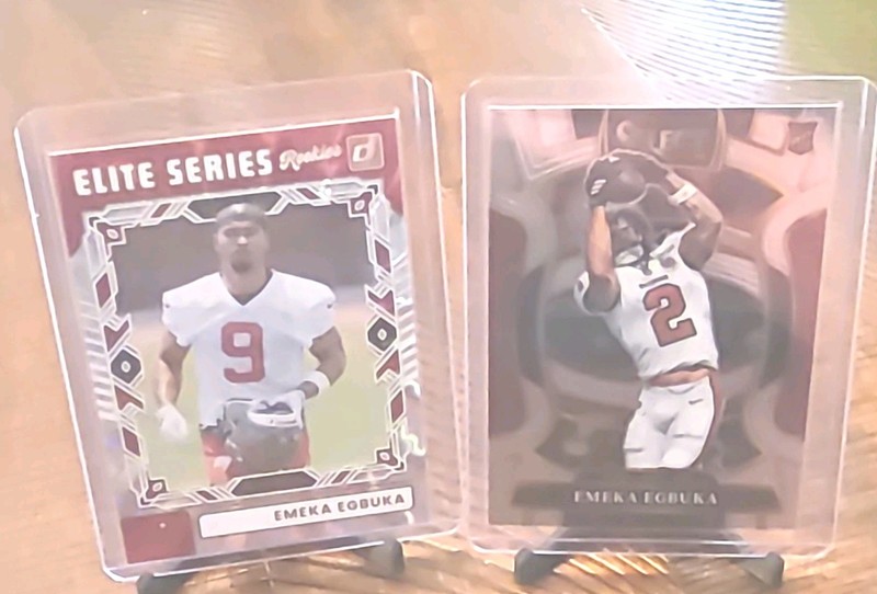 Panini 2024 Emeka Egbuka Rookie Card Lot (2) Elite Series Rookies, Concourse