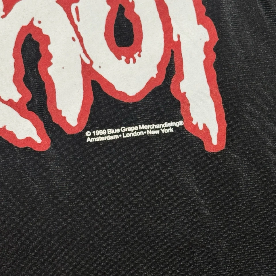 Vintage SLIPKNOT Basketball Jersey Tank Size XXL Dead stock 1999 Blue Grape - Image 3 of 4