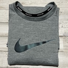 Nike Swim Dri-Fit Long Sleeve Shirt gray UPF 40 Youth XL summer sun protection