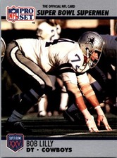 1990 BOB LILLY ProSet Super Bowl XXV anniv. used Free Ship