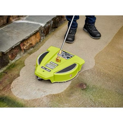 #ad RYOBI 15quot; 3400 PSI Gas Pressure Washer Surface Cleaner w Caster Wheels RY31SC15 $59.99