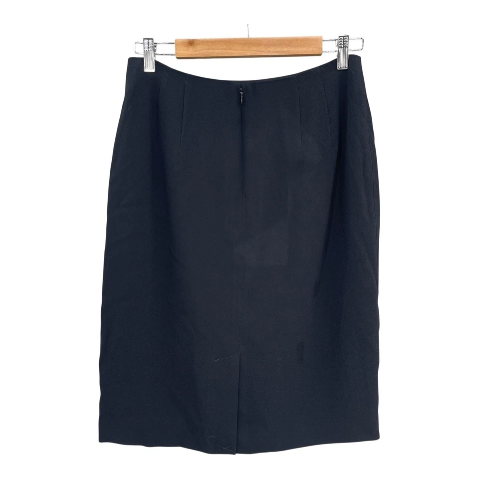 Linda Allard Ellen Tracy Falda de Carrera Mujer Lápiz Academia Grapa Negra Talla 12 Foto 2 de 4