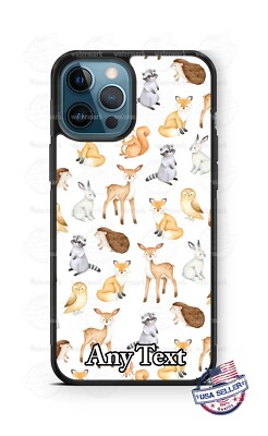  Wild Animals Deer Fox Personalized Phone Case For iPhone 13 Samsung s22 Google