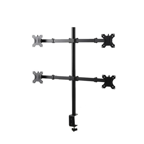 Monitorhalterung 4-Fach-Monitor Schwenkarm Tisch Halterung Halter Ständer 10-27" - Afbeelding 4 van 12