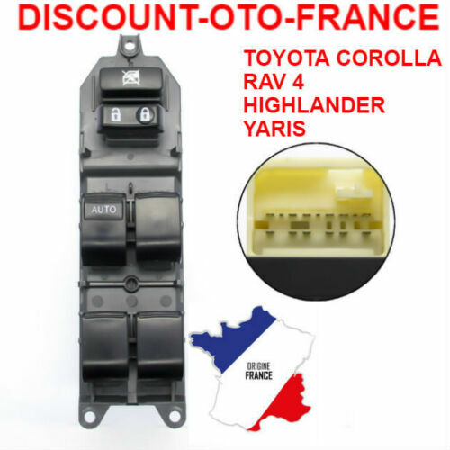 Platine lève-vitre Toyota Yaris bloquée ? Changez pour ce bouton neuf référence 8482006100