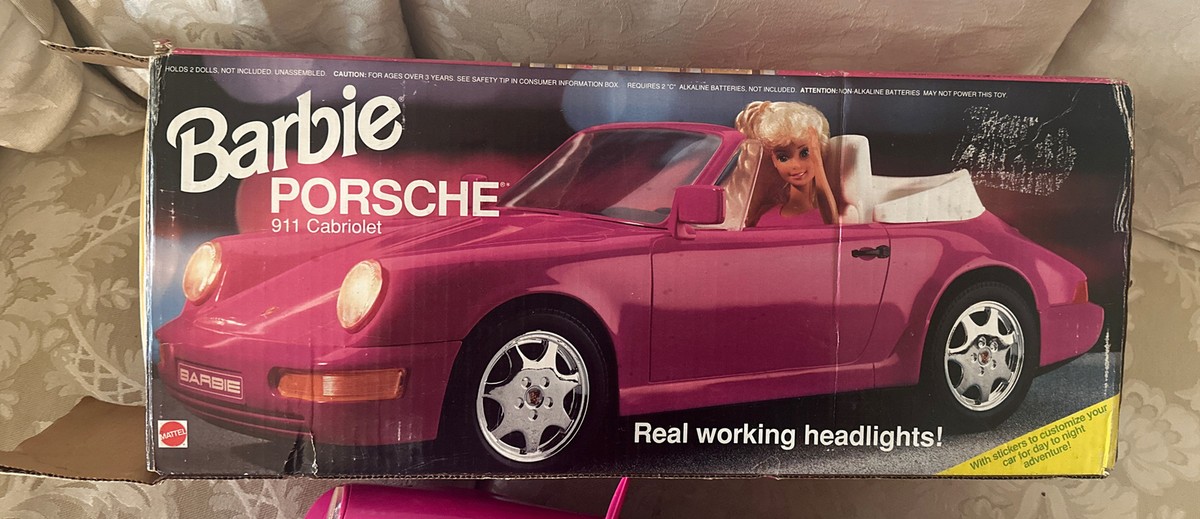 Voiture Barbie Porsche 911 cabriolet vintage 1991 - Collection