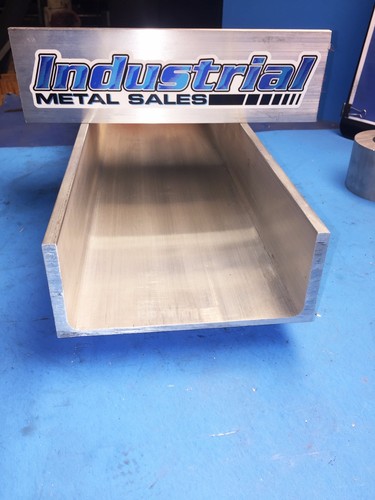 6061 T6 Canale di Associazione Alluminio 6" x .210" x 3-1/4" x 24"-Lungo-- Canale 6" - Foto 2 di 2
