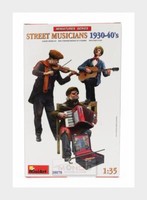 1:35 Miniart Figures Street Musicians 1930-1940 Kit MA38078 Modellbau