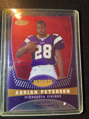 2008 Topps Finest #AP9 Adrian Peterson Finest Moments /629