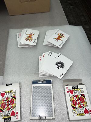 Standard Playing Cards(3)Decks New Not Sealed Poker Bridge