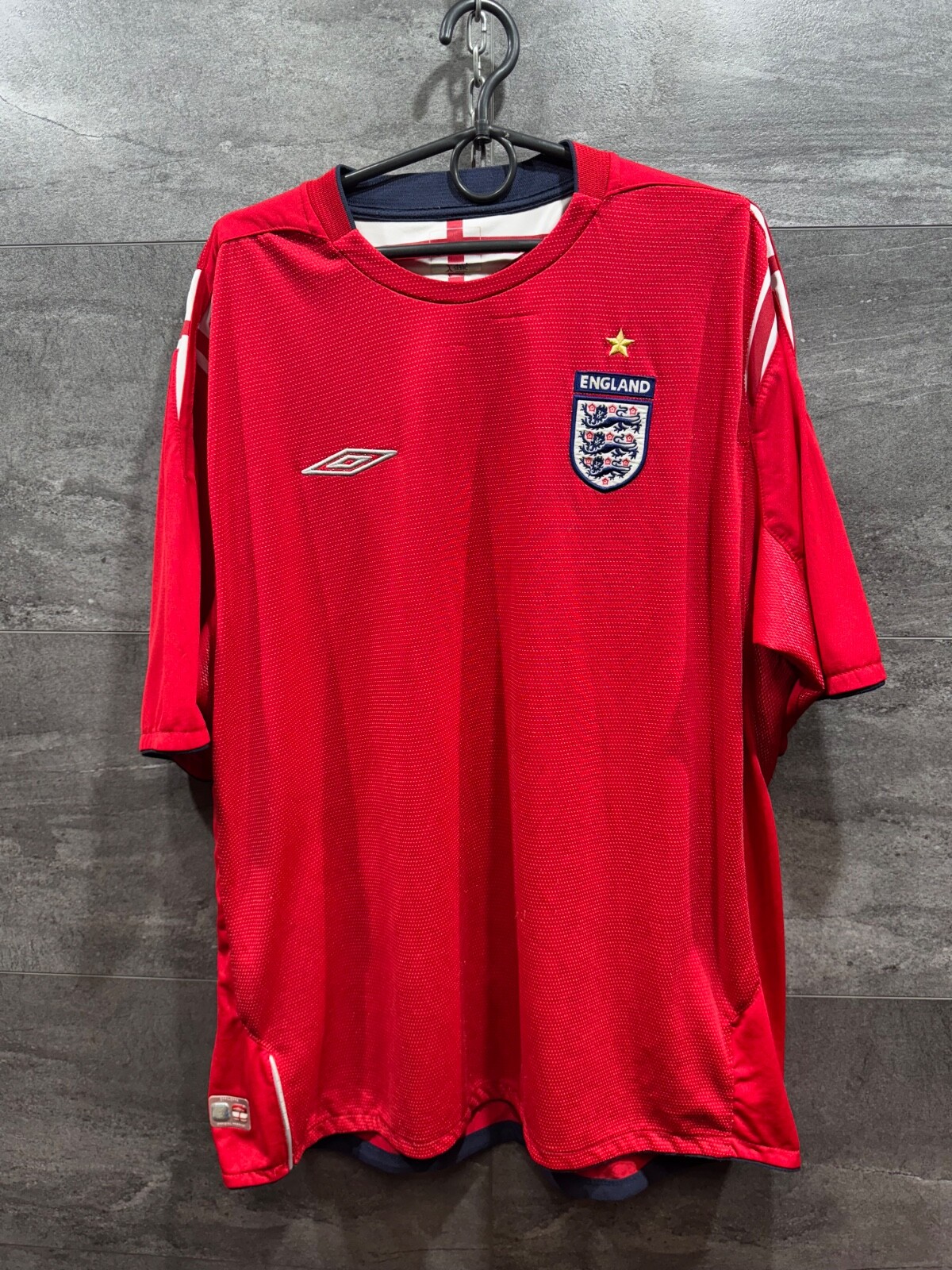 England Football Shirt Soccer Jersey 2004-06 Away Shirt UMBRO vintage Size XXL