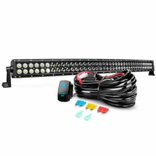 NILIGHT 54" 50" 42" 32" Curved LED Light Bar Combo Driving Lamp for ATV SUV Boat