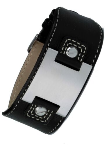 Bracelet en cuir Esprit MANLY ES BR 90348 cuir avec pièce bijou argent  - Photo 1/2