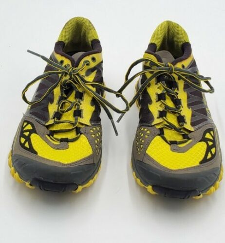 La Sportiva Bushido II Yellow And Gray Trail Running Shoes Men's Size 7.5 US