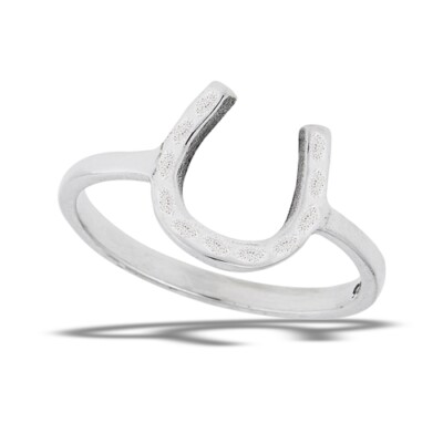 Katy Craig Orecchini A Perno In Argento Sterling 925 – Forma Ferro Di Cavallo E Testa Di Cavallo, 8x8 Mm, Ipoallergenici